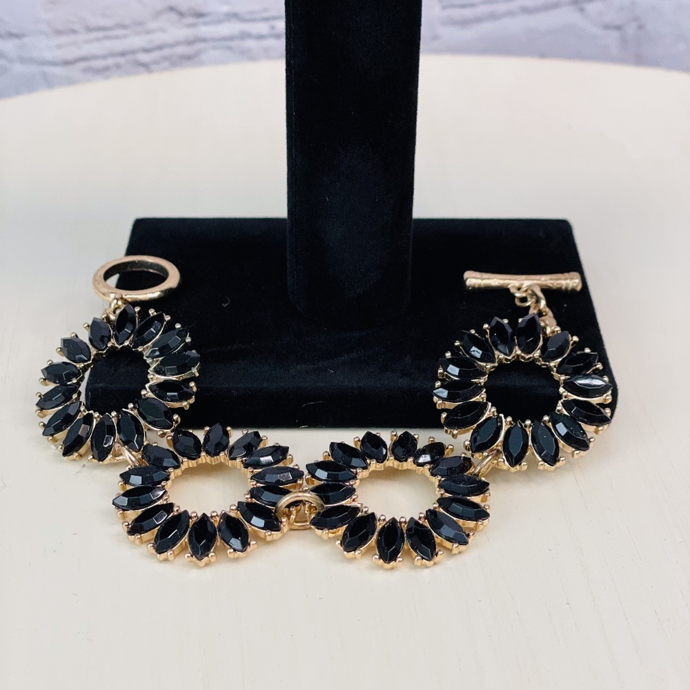 Torrid Black Gem Bracelet